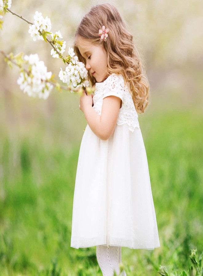 CHIROGRAPHY 20 PCS Crystal Flower Hair Clips for Women and Girls | Mini Spring Claw Clip with Pearl Design | Non-Slip Hair Accessories for Thick and Thin Hair | Small Claw Clip (5 Colors) - Image 5