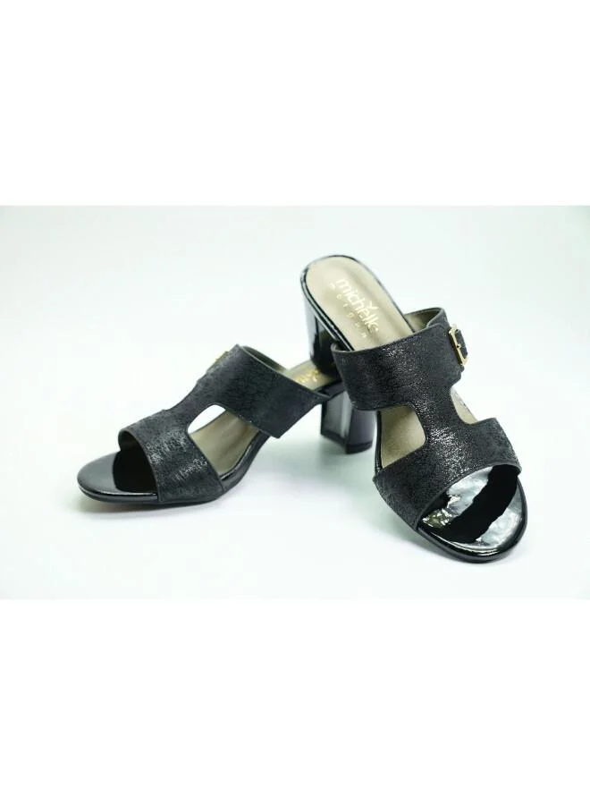 ميشيل مورجان 092-3044 Michelle Morgan Elegant Styish Heeled Sandals 513RJ19F Black