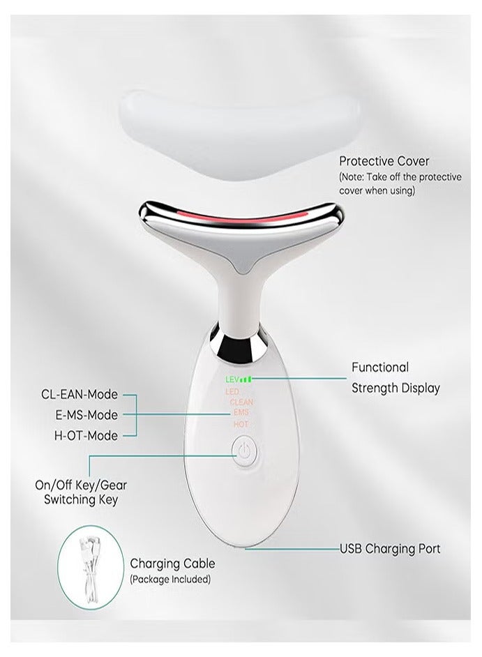 إسكدنيا جهاز تدليك الوجه والرقبةمضاد للشيخوخة والتجاعيدومزيلالذقن المزدوجة أداة تجميل لرفع وشدالبشرة - Image 3