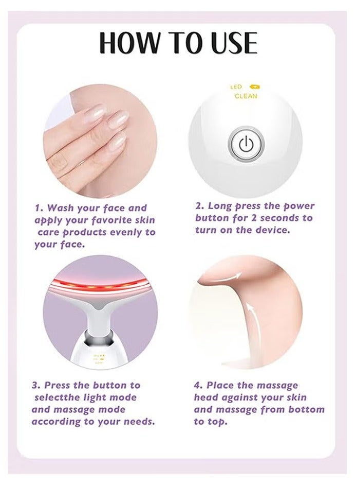 إسكدنيا جهاز تدليك الوجه والرقبةمضاد للشيخوخة والتجاعيدومزيلالذقن المزدوجة أداة تجميل لرفع وشدالبشرة - Image 4