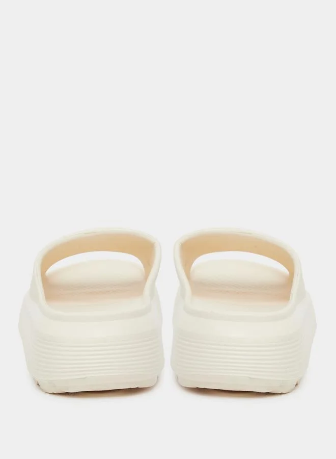 Styli Styli Basic Open Toe Flatform Slides