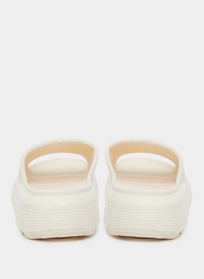 Styli Basic Open Toe Flatform Slides - Image 4