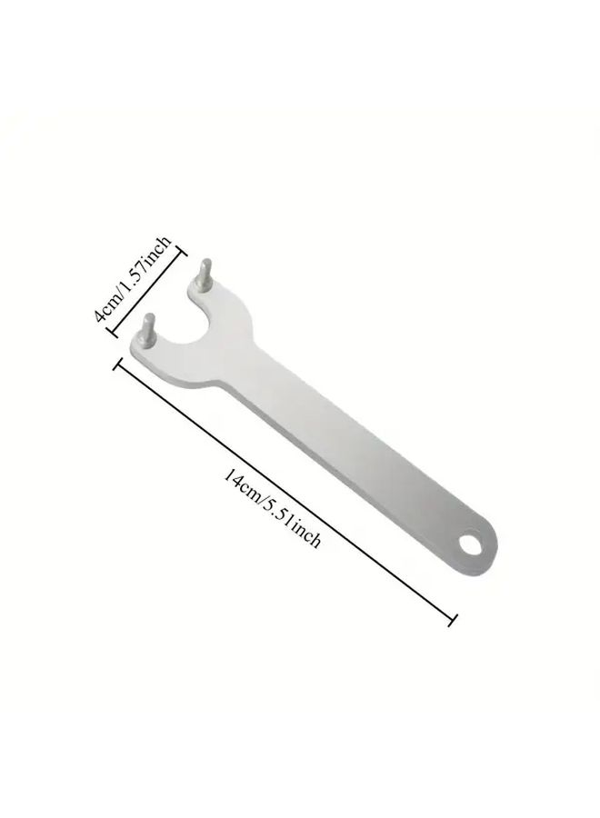 Angle Grinder Spanner Wrench Key Tool 3PCS Silvery for Replacing Grinding Disc Shaft - Image 2