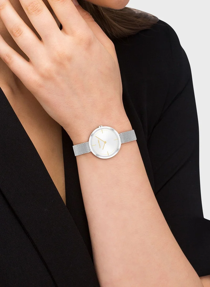 CALVIN KLEIN Beam Mesh Strap Analog Watch