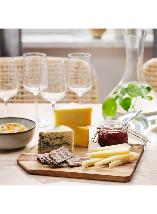 IKEA (IKEA) لوح تقطيع SMÅÄTA من إيكيا – خشب أكاسيا صلب – لوح تقطيع ومقدم للطعام 28×22 سم – متين وأنيق للمطبخ - Image 2