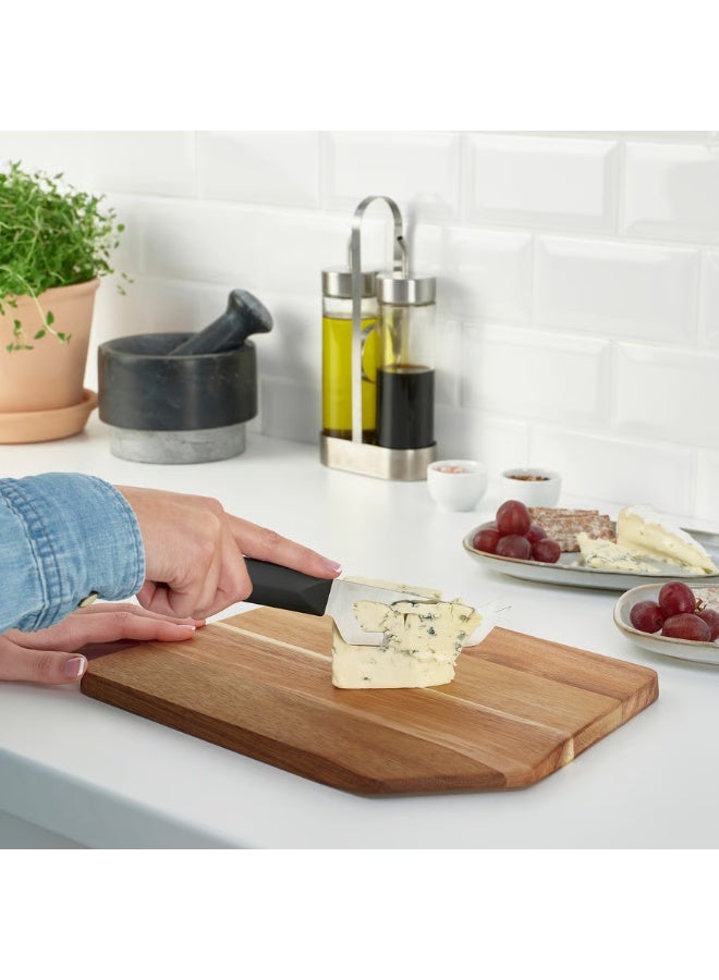 IKEA (IKEA) لوح تقطيع SMÅÄTA من إيكيا – خشب أكاسيا صلب – لوح تقطيع ومقدم للطعام 28×22 سم – متين وأنيق للمطبخ - Image 3