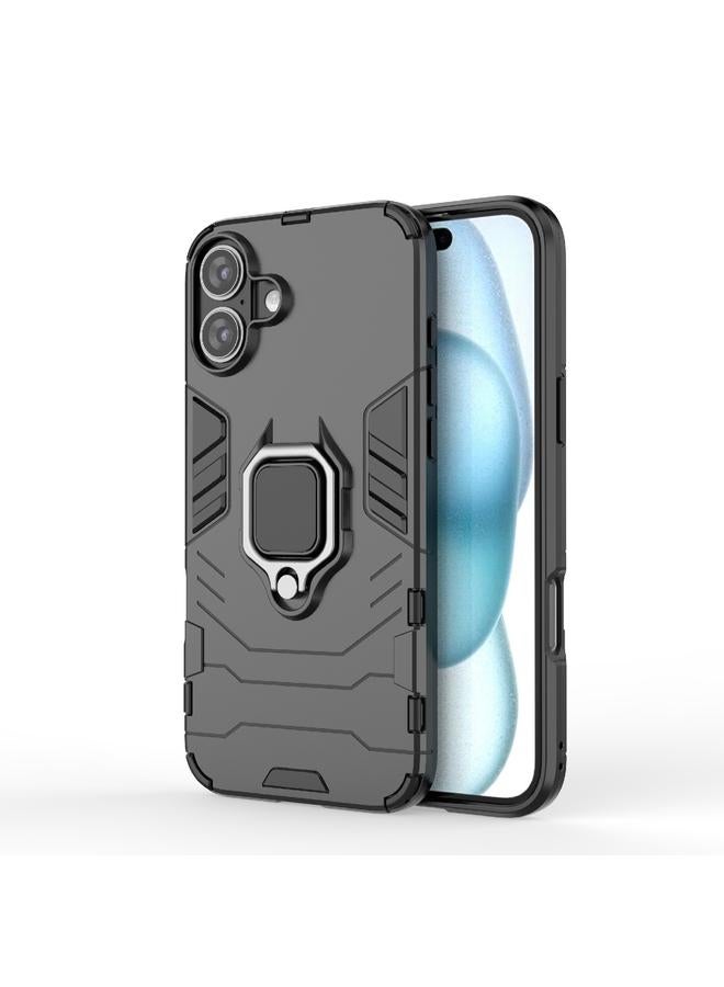 اس-توب جراب هاتف iPhone 16 Plus مقاوم للصدمات مصنوع من مادة البولي يوريثين الحراري + حامل من البولي يوريثين الحراري - Image 1