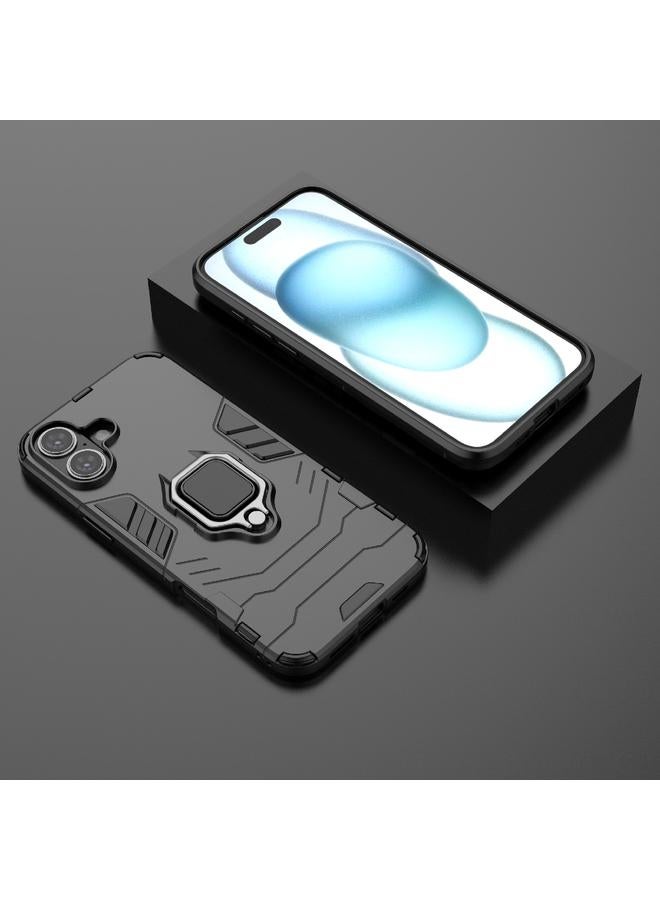 اس-توب جراب هاتف iPhone 16 Plus مقاوم للصدمات مصنوع من مادة البولي يوريثين الحراري + حامل من البولي يوريثين الحراري - Image 2