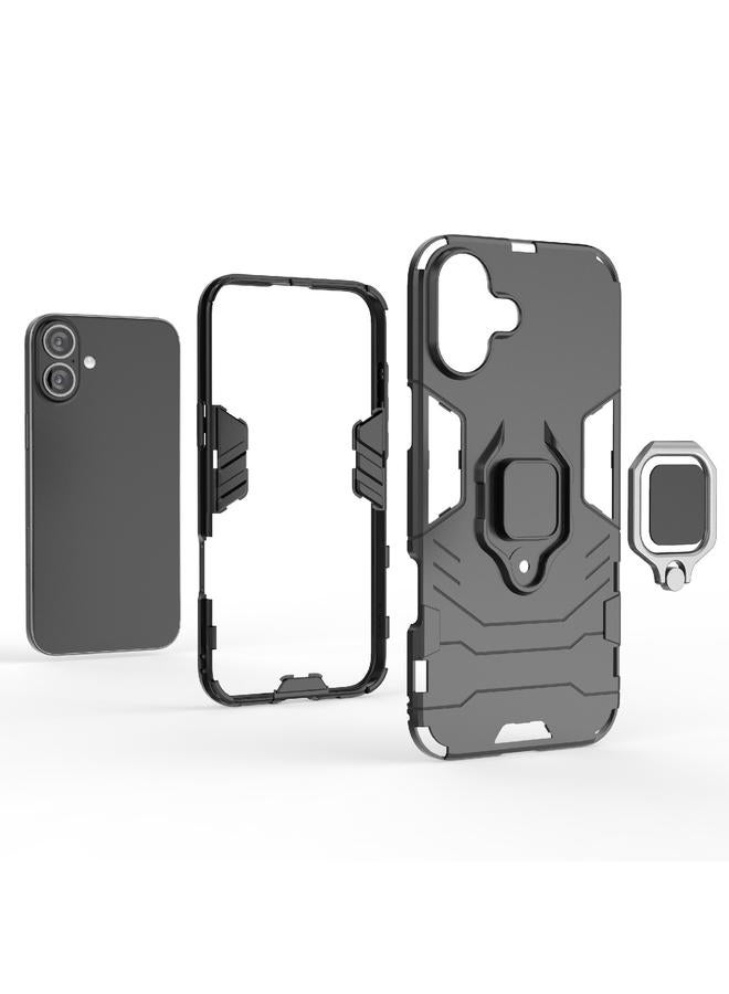 اس-توب جراب هاتف iPhone 16 Plus مقاوم للصدمات مصنوع من مادة البولي يوريثين الحراري + حامل من البولي يوريثين الحراري - Image 4