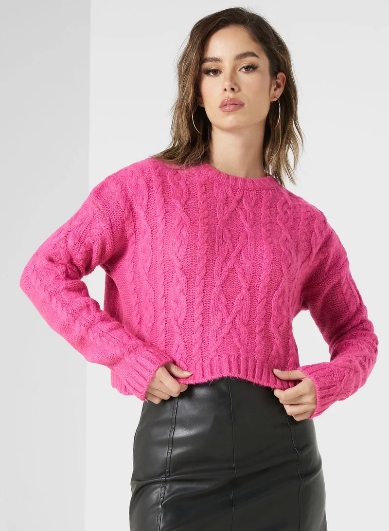 Ginger Cable Knit Sweater