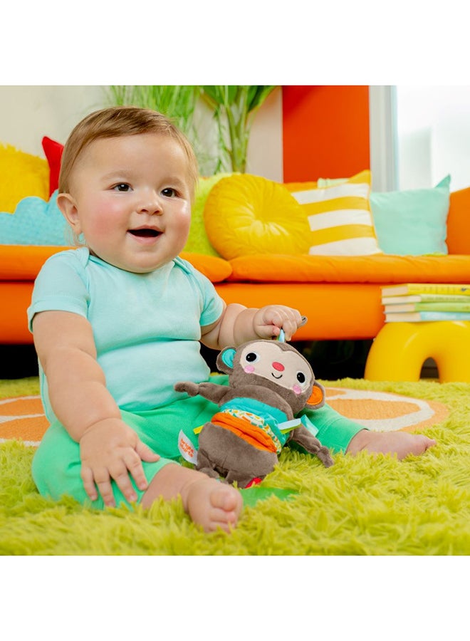 Bright Starts - Pull, Play & Boogie Musical Activity Toy for Stroller - Monkey - Unisex, Newborn + - Image 3