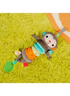 Bright Starts Bright Starts - Pull, Play & Boogie Musical Activity Toy for Stroller - Monkey - Unisex, Newborn +  - Image 4