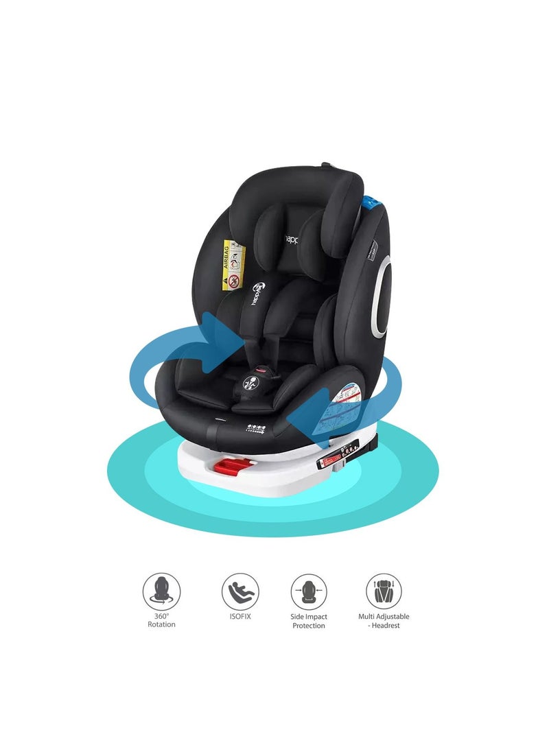 null - Happybe 360 Rotational and Convertible Car Seats with Isofix - Image 1