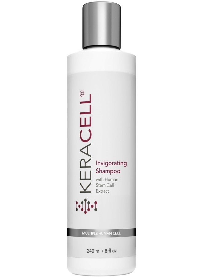 Keracell Invigorating Shampoo - Hair Growth Shampoo for Women & Men with Human Stem Cell Extract - Cleanses, Strengthens & Moisturizes to Support a Healthier Scalp & Fuller-Looking Hair - 8 oz - Image 1