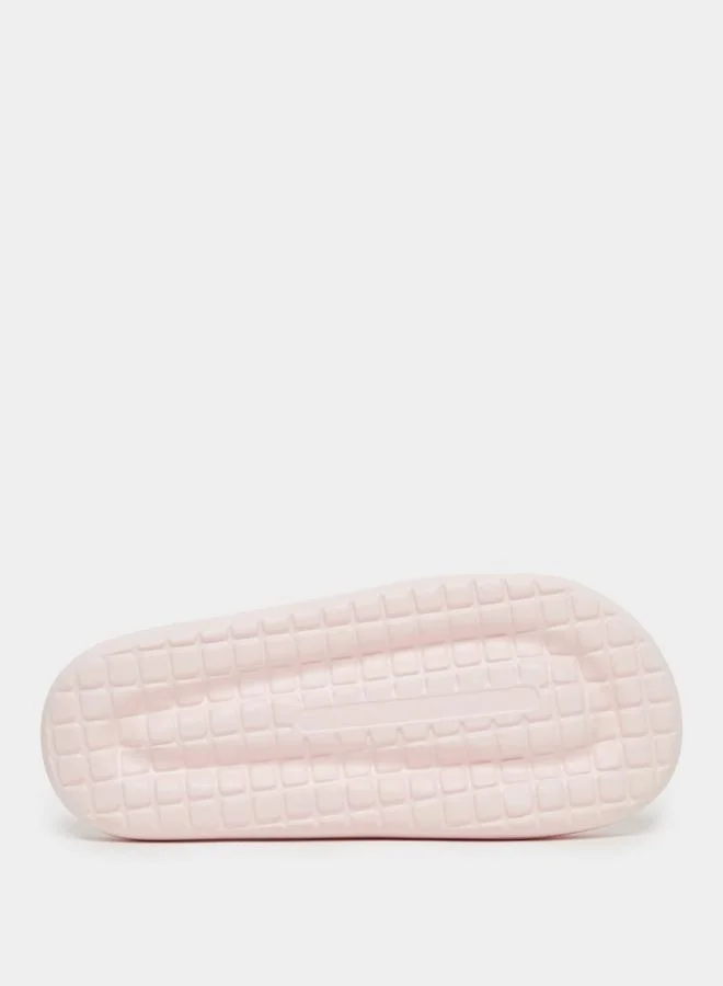 Take Two Take Two Textured Checked Slip-On Slippers