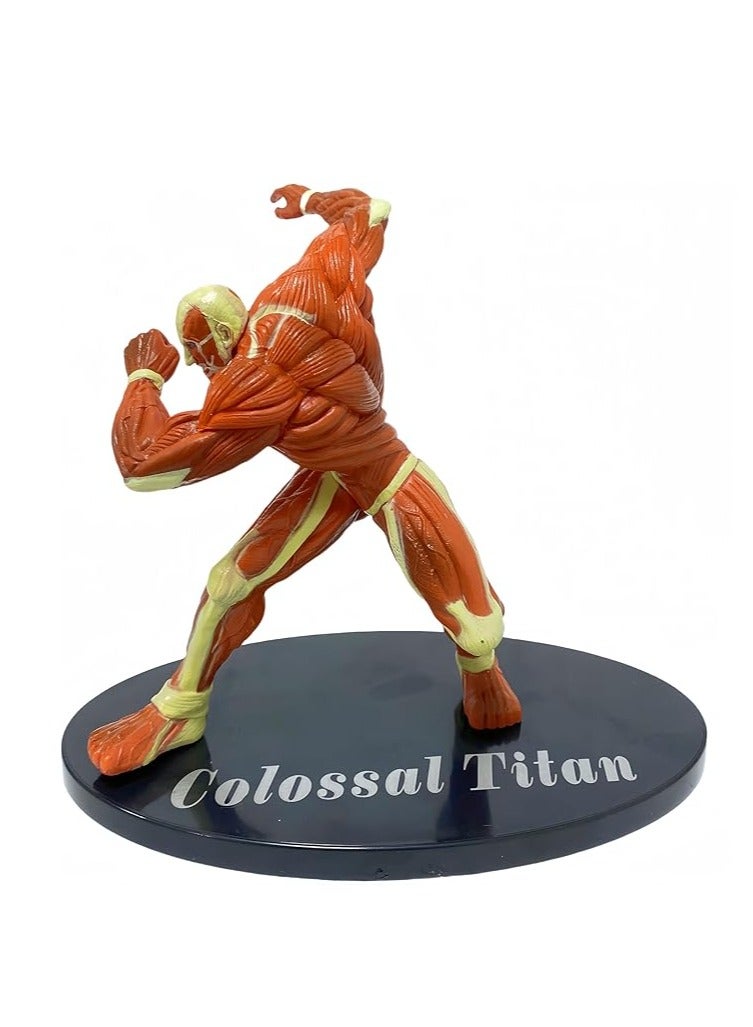 general Armored Titan anime character, 15CM Attack on Titan Reiner · Braun PVC statue collection ornament computer desk decoration, ideal gift for birthday boy girls anime fans - Image 1