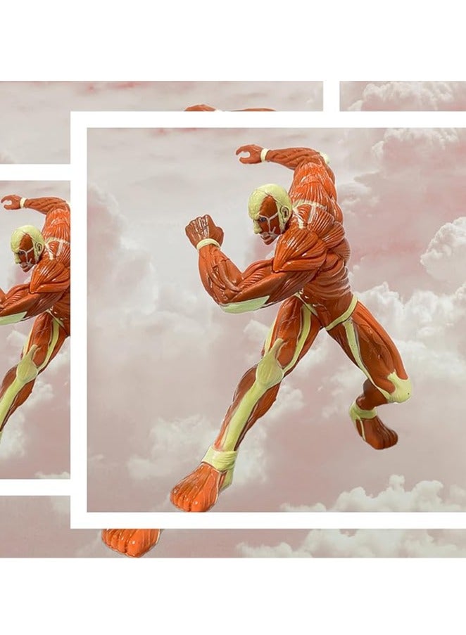 general Armored Titan anime character, 15CM Attack on Titan Reiner · Braun PVC statue collection ornament computer desk decoration, ideal gift for birthday boy girls anime fans - Image 3