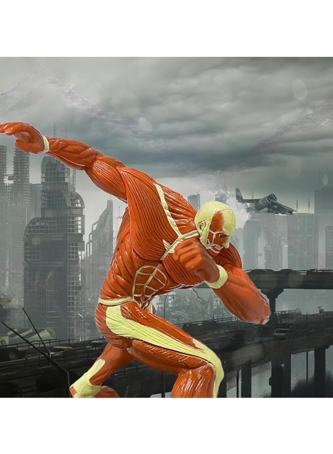 general Armored Titan anime character, 15CM Attack on Titan Reiner · Braun PVC statue collection ornament computer desk decoration, ideal gift for birthday boy girls anime fans - Image 4