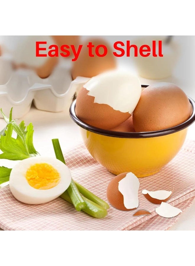 MOMENT Electric Egg Cooker 350W, 7 Egg Capacity Automatic Egg Boiler & Steamer with Auto Shut-Off, Rapid Egg Cooker for Soft, Medium & Hard Boiled Eggs, White - Image 5