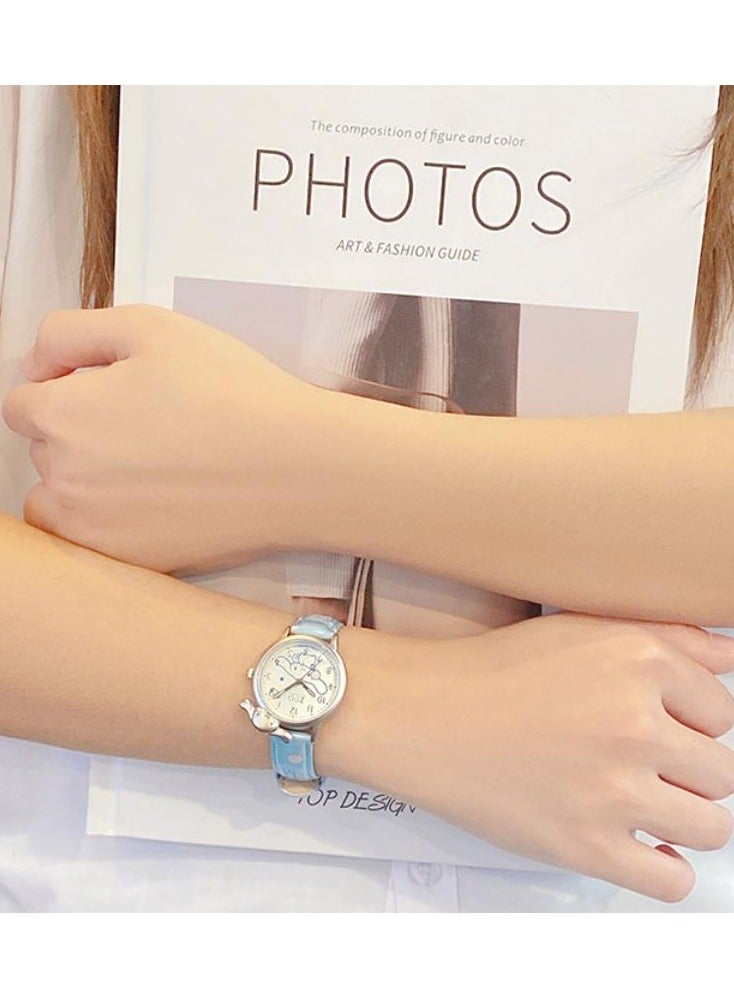 ZGO Girl's School Start Gift Cute Cartoon Watch Children's Waterproof Watch - Image 3