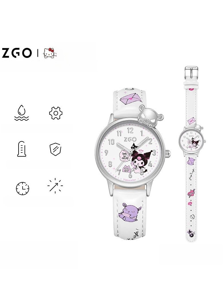 ZGO Girl's School Start Gift Cute Cartoon Watch Children's Waterproof Watch - Image 1