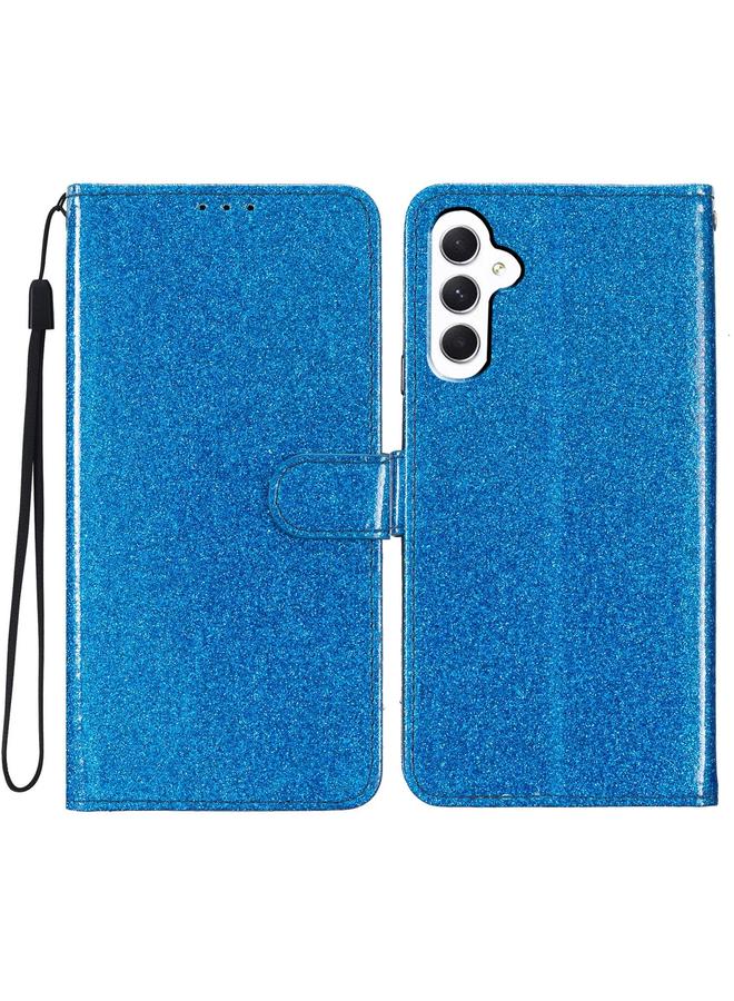S-TOP Case For Samsung Galaxy A56 5G Glitter Powder Flip Leather Phone Case - Image 1