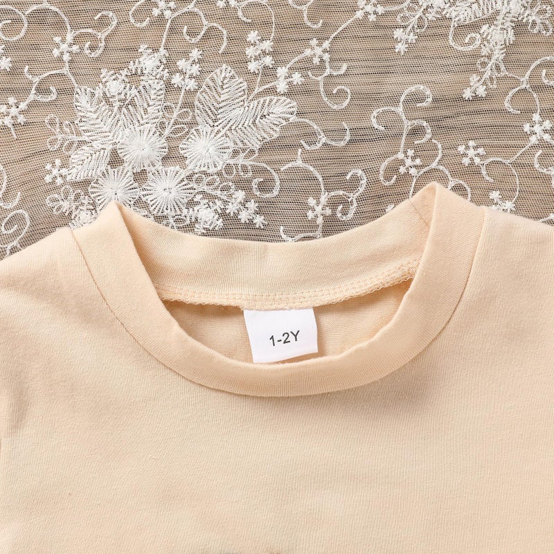 TITKKOP Baby Boy Clothes Big Brother T Shirt Toddler Boy Summer Cotton Short Sleeve Tops Baby Boy Outfits (Off-White, 1-2T) - Image 5
