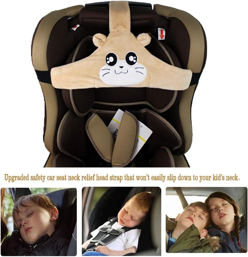HJH Car Seat Head Support Toddler Head Strap for Car Seat Baby Head Protector Stroller Car Seat Sleeping Headrest for Toddler Child Children Kids Infant - Image 5