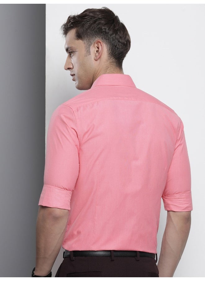 Pink Slim Fit Formal Plain Shirt - pzsku/Z7FC5C21E4E71B0A86763Z/45/_/1735563270/25516dc7-0e81-459b-ad4b-d6beea8df338