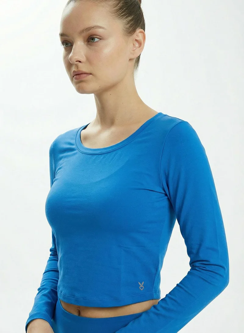 Cardio Bunny Women's Full Sleeve Scoopneck Top