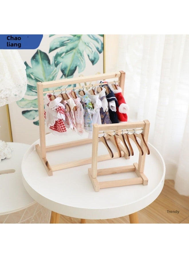 Cotton Doll Hanger Clothes Support Lamb Doll Hyaluronic Acid Duck Clothes Hanger 20cm Doll BJD Product-Color:☙See Details For Details-Specifications:☙ Large Clothes Hanger + 10 Clothes Stays - Image 3