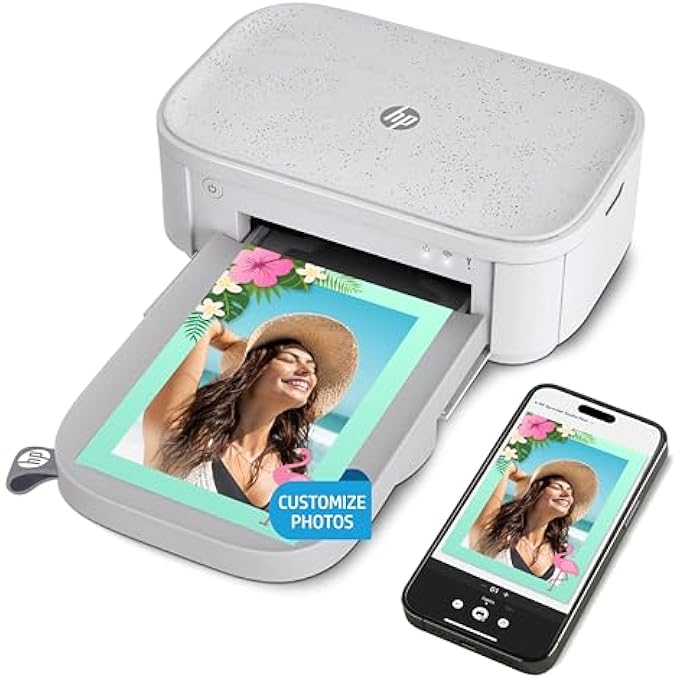 HEWLETT PACKARD طابعة الصور الفورية SPROCKET STUDIO PLUS 4X6 - حزمة 118 ورقة وخرطوشة - لاسلكية، واي فاي، صبغة ممتازة - صور ملونة زاهية - تطبيق تحرير للصور الممتعة والإبداعية - Image 3