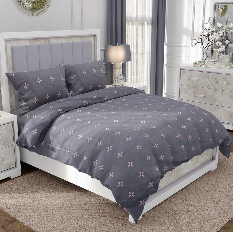 RRC Premium Gless Cotton 200TC Polycotton Quilt Cover (60" x 90" Inch, Cream) - Image 1