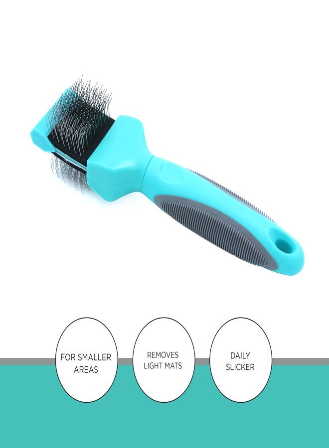 Groomer Essentials Flexible Slicker Brush - Single/Soft - Image 4