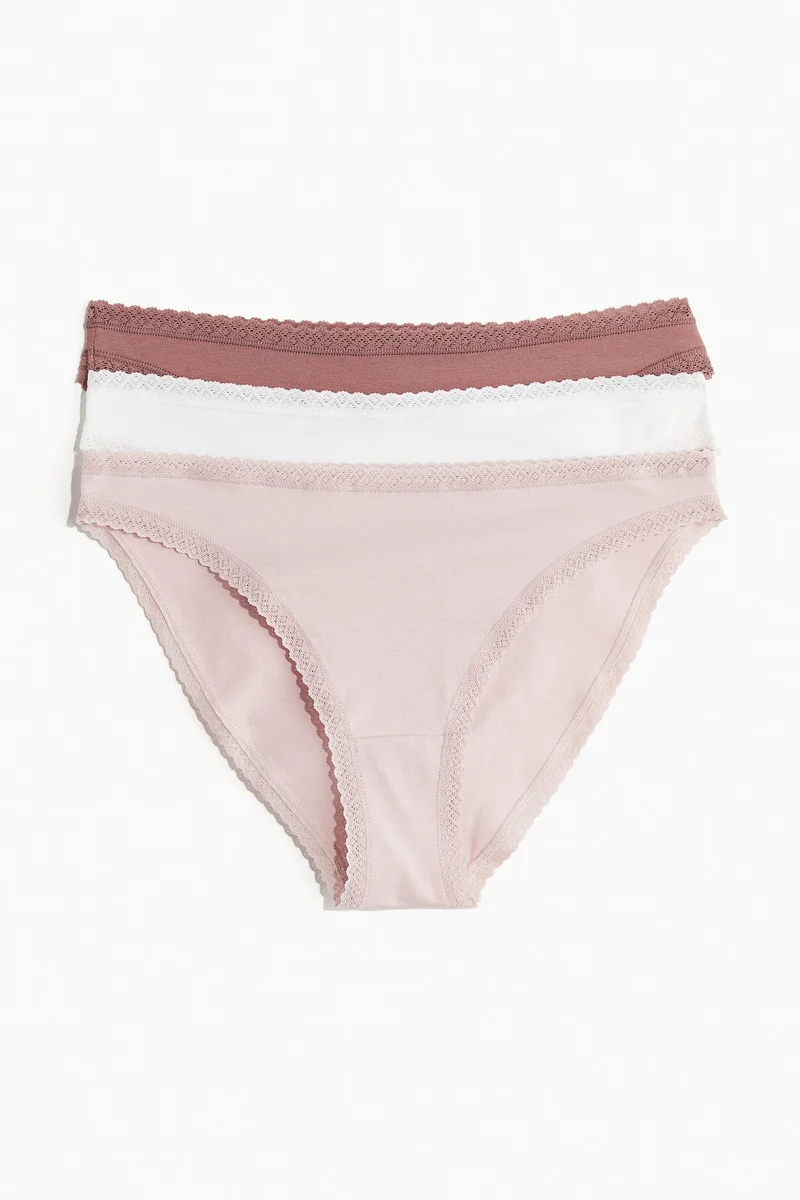 H&M 3-pack cotton bikini briefs