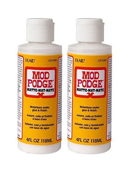 Mod Podge Mod Podge Waterbase Sealer Glue and Finish 4Ounce CS11305 Matte Finish pack of 2 