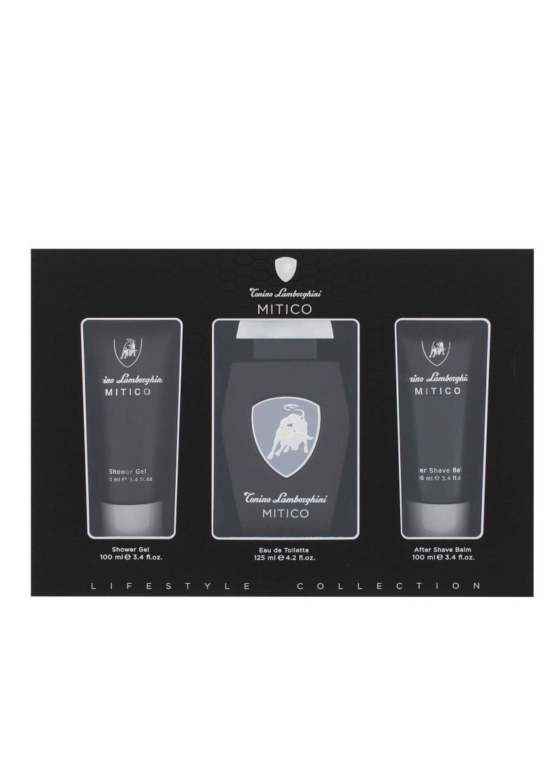 Tonino Lamborghini Tonino Lamborghini Mitico M EDT 125 Ml+Shower Gel 100 Ml+After shave 100 Ml Set  - Image 1