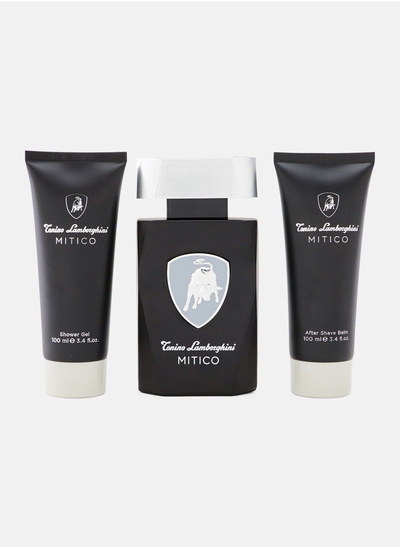 Tonino Lamborghini Tonino Lamborghini Mitico M EDT 125 Ml+Shower Gel 100 Ml+After shave 100 Ml Set  - Image 2