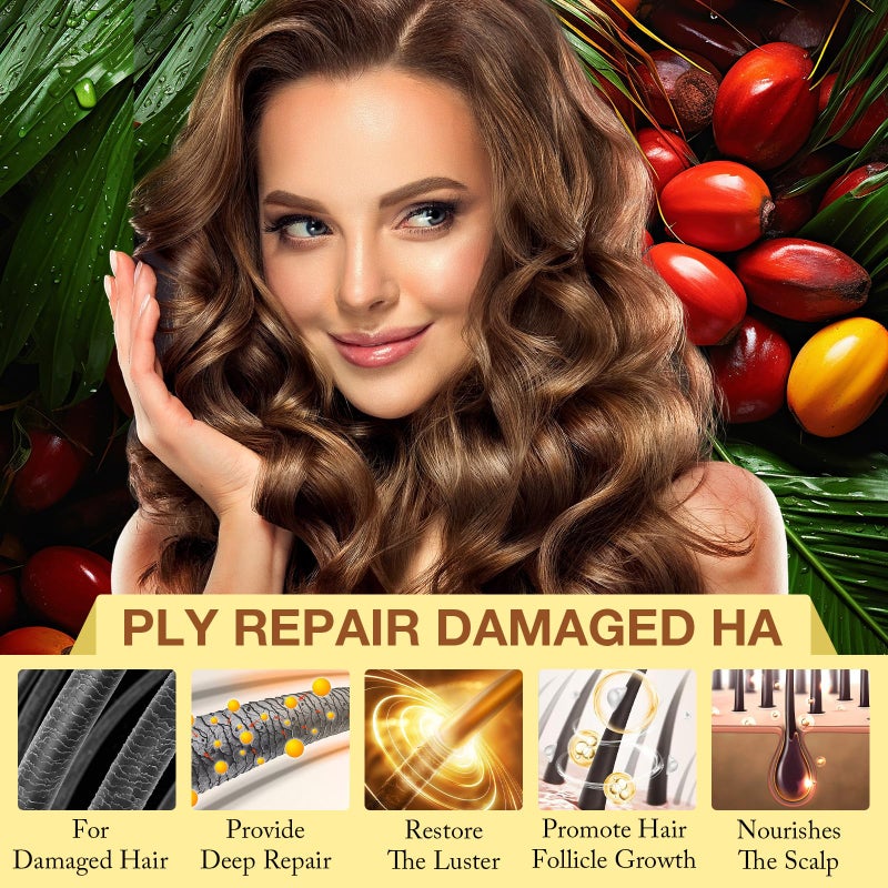 Ninsiec Organic Batana Oil for Hair - Pure Unrefined Oil from Honduras, Helps Strengthen, Hydrate and Repair Damaged Hair, Supports Healthy Looking Hair Growth - Image 5