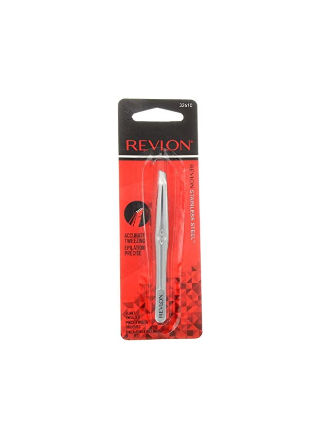 Revlon Stainless Steel Accurate Tweezing 1 ea (Pack of 2) - Image 1