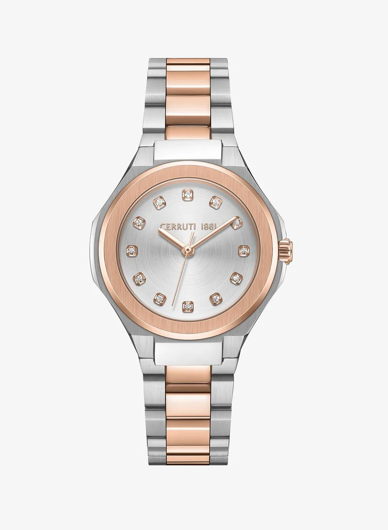 CERRUTI 1881 Lucardo Stainless Steel Bracelet Analog Watch For Women, 32.5mm