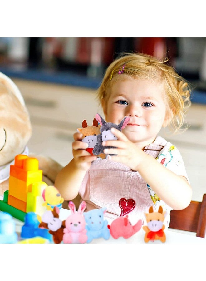 Skylety 50 Pcs Mini Stuffed Animals Bulk Cute Safari Jungle Small Plush Animals Toy Set Tiny Plush Keychain Decoration for Easter Party Favor Carnival Classroom Prizes(Cartoon Animals,Bright Color) - Image 5