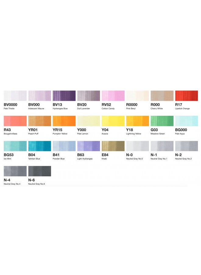 Copic Markers SB24 24-Piece Sketch Set, Basic - Image 3