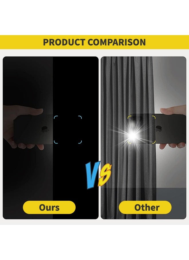 Generic - 1.45*1M Portable Blackout Curtains, 100% Blackout Material, Temporary Blackout Blinds/Curtains For Nurseries, Bedrooms, Windows, Dormitories, Offices  DIY Travel - Image 1