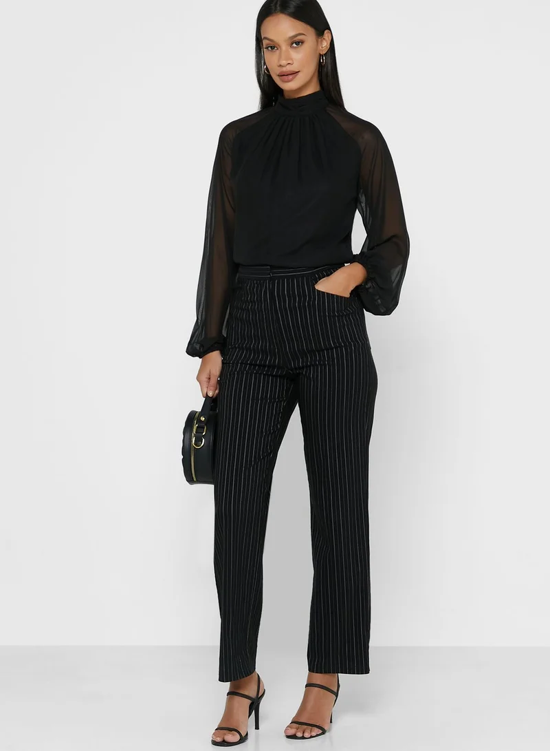 ELLA Mesh Sleeve Top