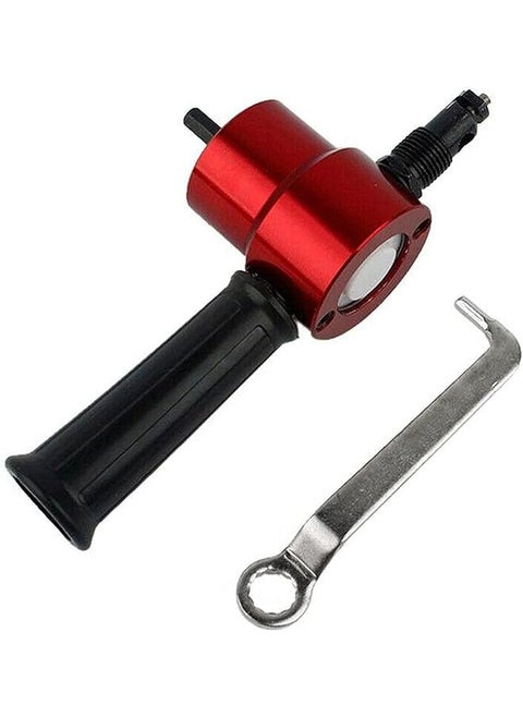 Sheet Metal Nibbler Cutter Double Headed Sheet Cutter Nibbler Drill Attachment For Straight Curve And Circle Cutting