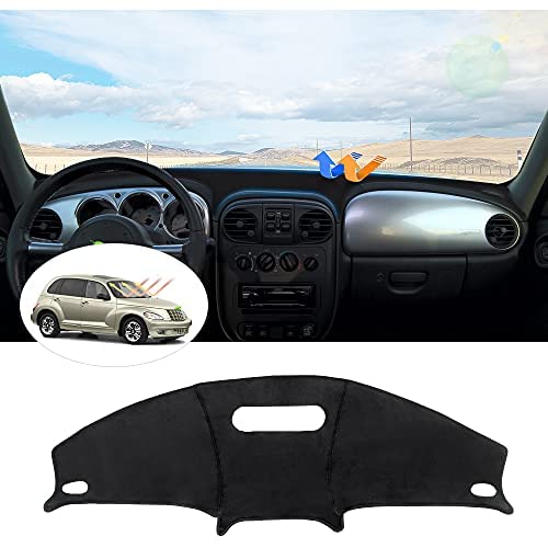 Autorder Dashboard Cover Mat for Chrysler PT Cruiser 2001 2002 2003 2004 2005 Accessories Dash Cover Suede Dash Mat Sunshade Glare UV Rays Protector