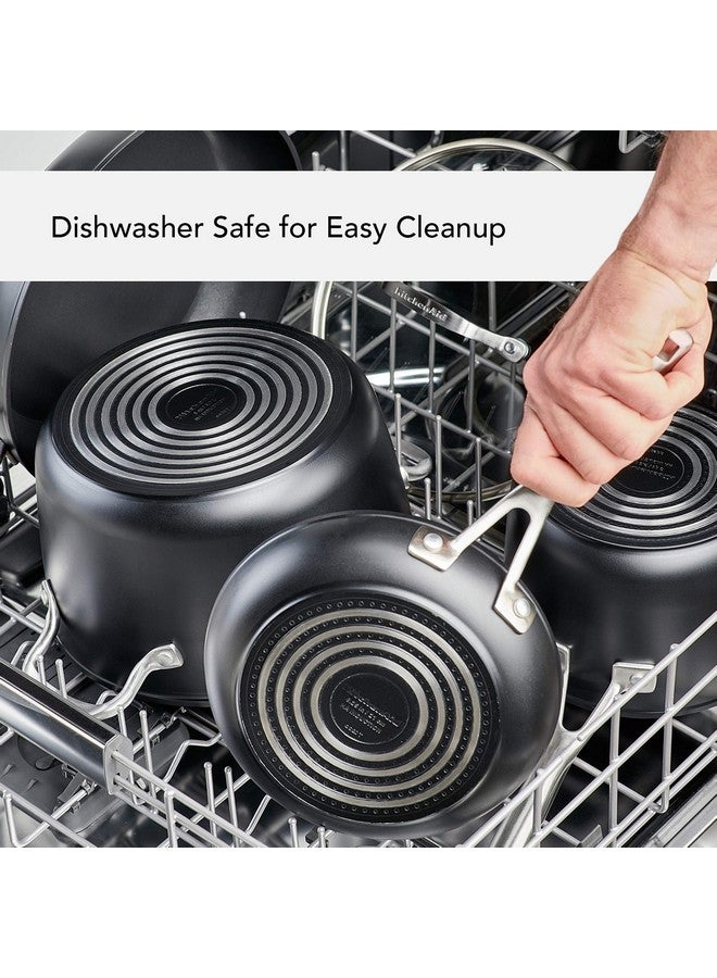 KitchenAid Hard Anodized Induction Nonstick Stock Pot/Stockpot with Lid, 8 Quart, Matte Black - Image 5