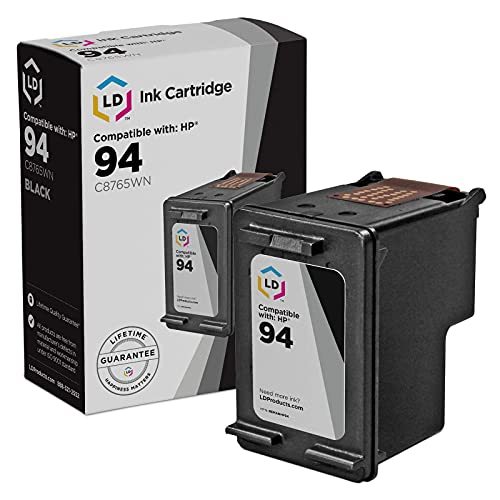 LD Remanufactured Ink Cartridge Replacement for HP 94 C8765WN (Black) - Image 1