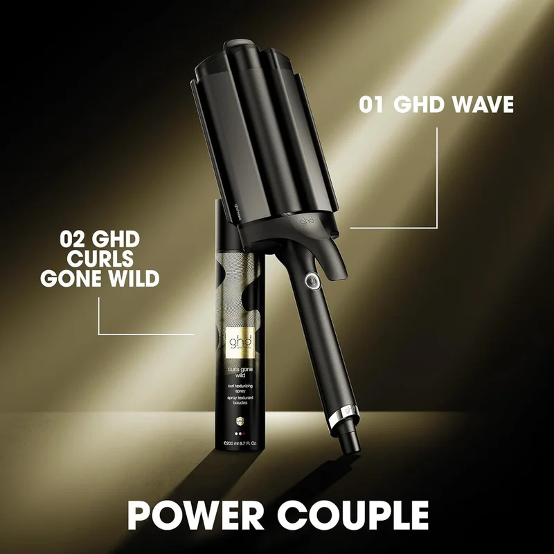 Ghd  GHD Wave Styler Triple Barrel Hair Waver| – Effortless Beach Waves & Smooth Styling Tool for Women | Best Price UAE